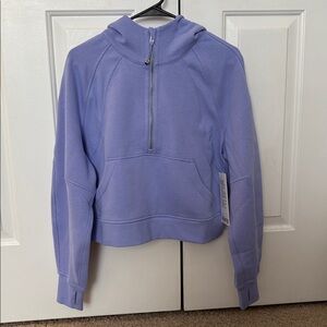 Lilac scuba hoodie